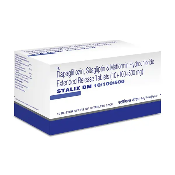 Stalix DM 10+500+100 Tablet ER